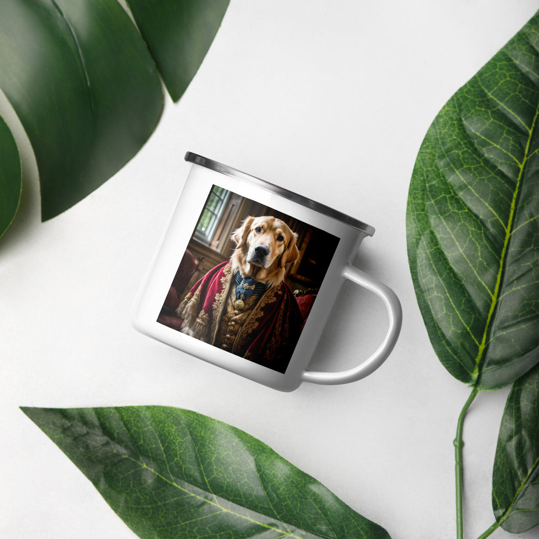 Golden Retriever- Enamel Mug v3