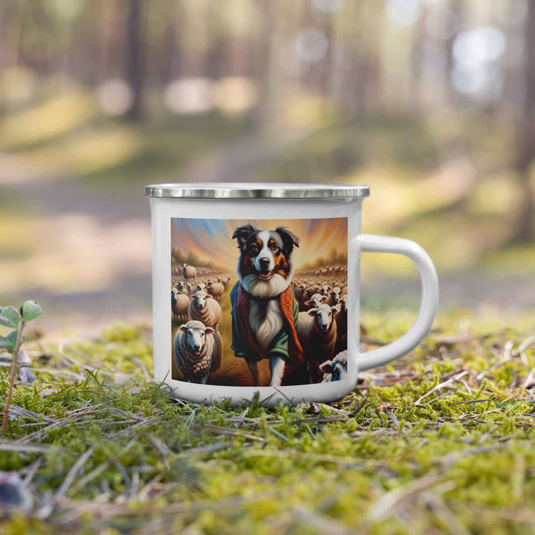 Australian Shepherd- Enamel Mug
