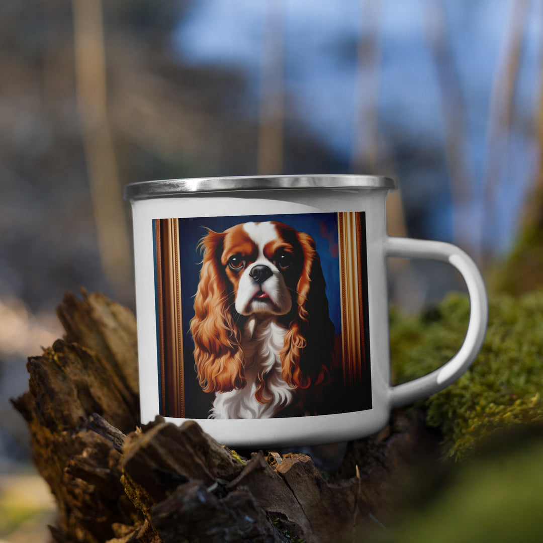 Cavalier King Charles Spaniel- Enamel Mug v2