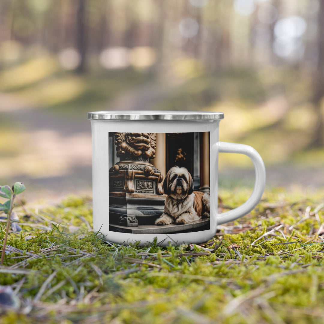 Shih Tzu- Enamel Mug v4
