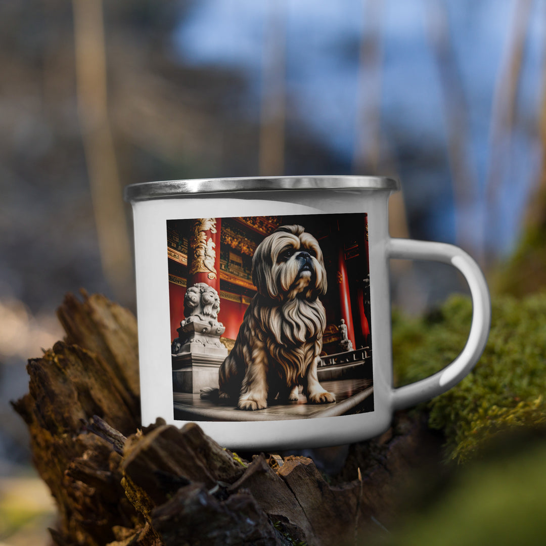 Shih Tzu- Enamel Mug v5