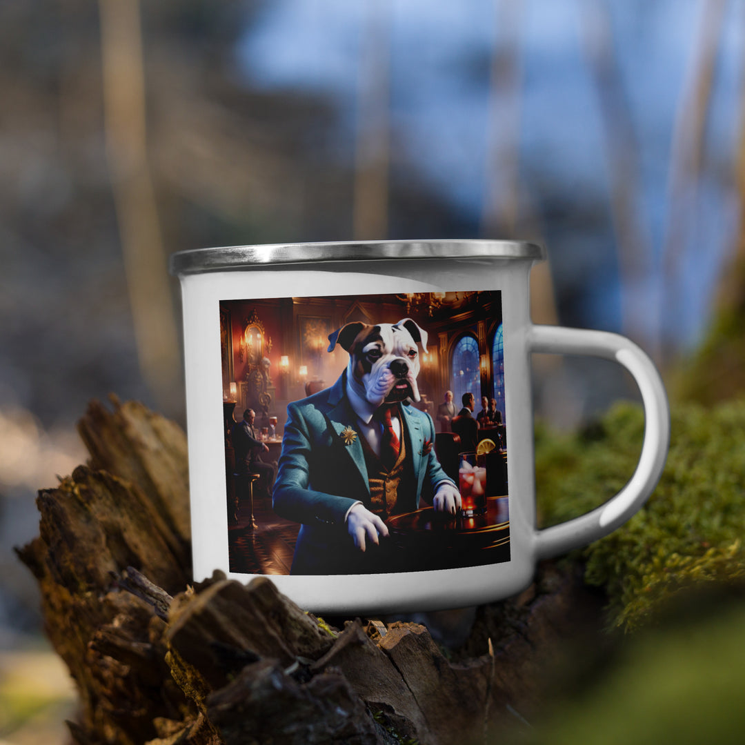 Catahoula Bulldog General- Enamel Mug v2