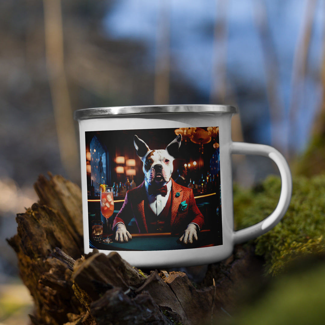 Catahoula Bulldog General- Enamel Mug v12