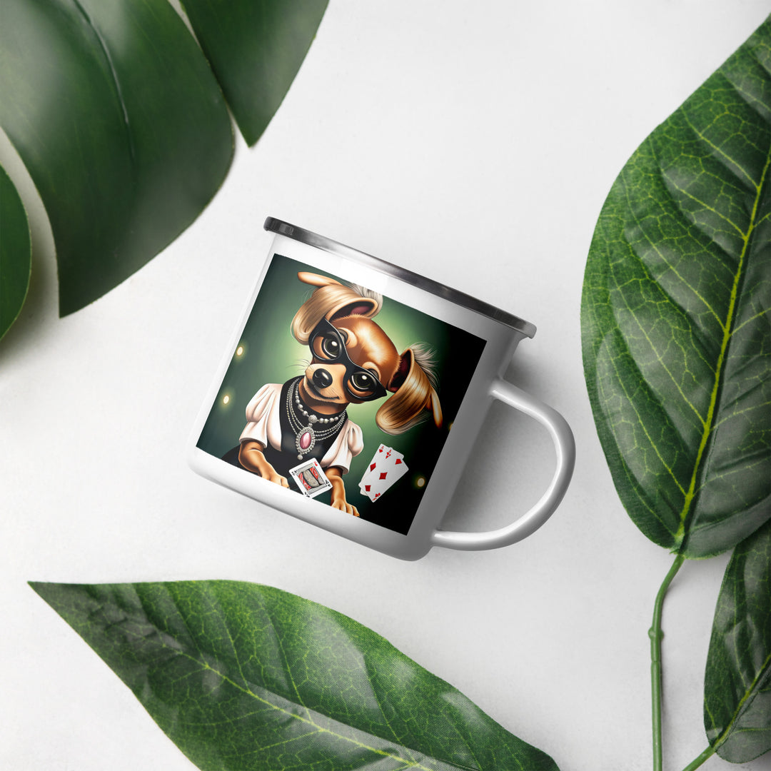 Chiweenie General- Enamel Mug