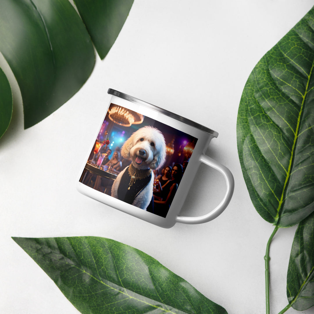 Goldendoodle- Enamel Mug v2