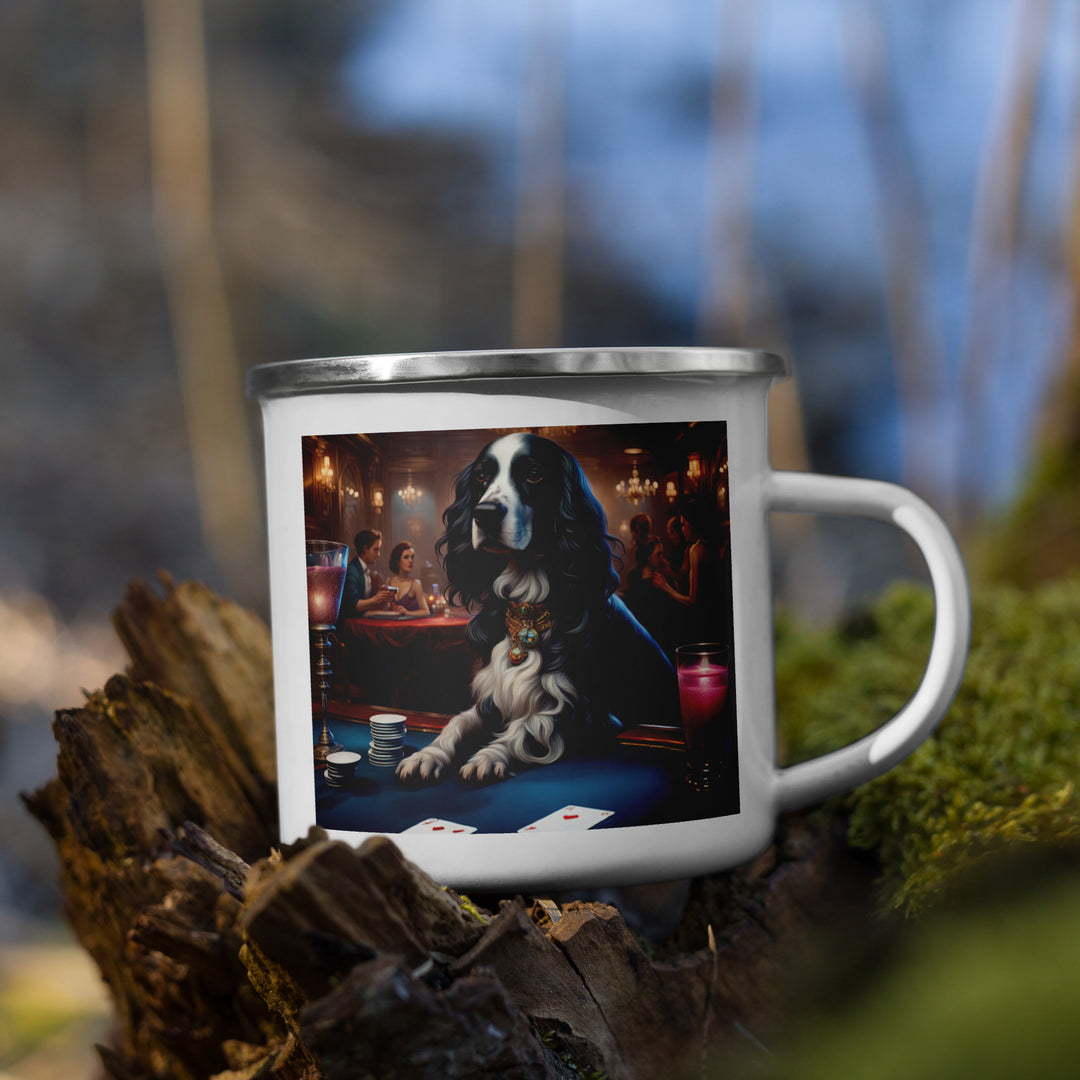 Sprocker Spaniel General- Enamel Mug v9