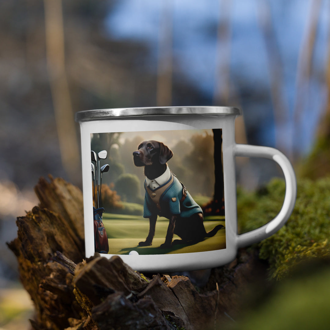 Springador Golfer- Enamel Mug v4