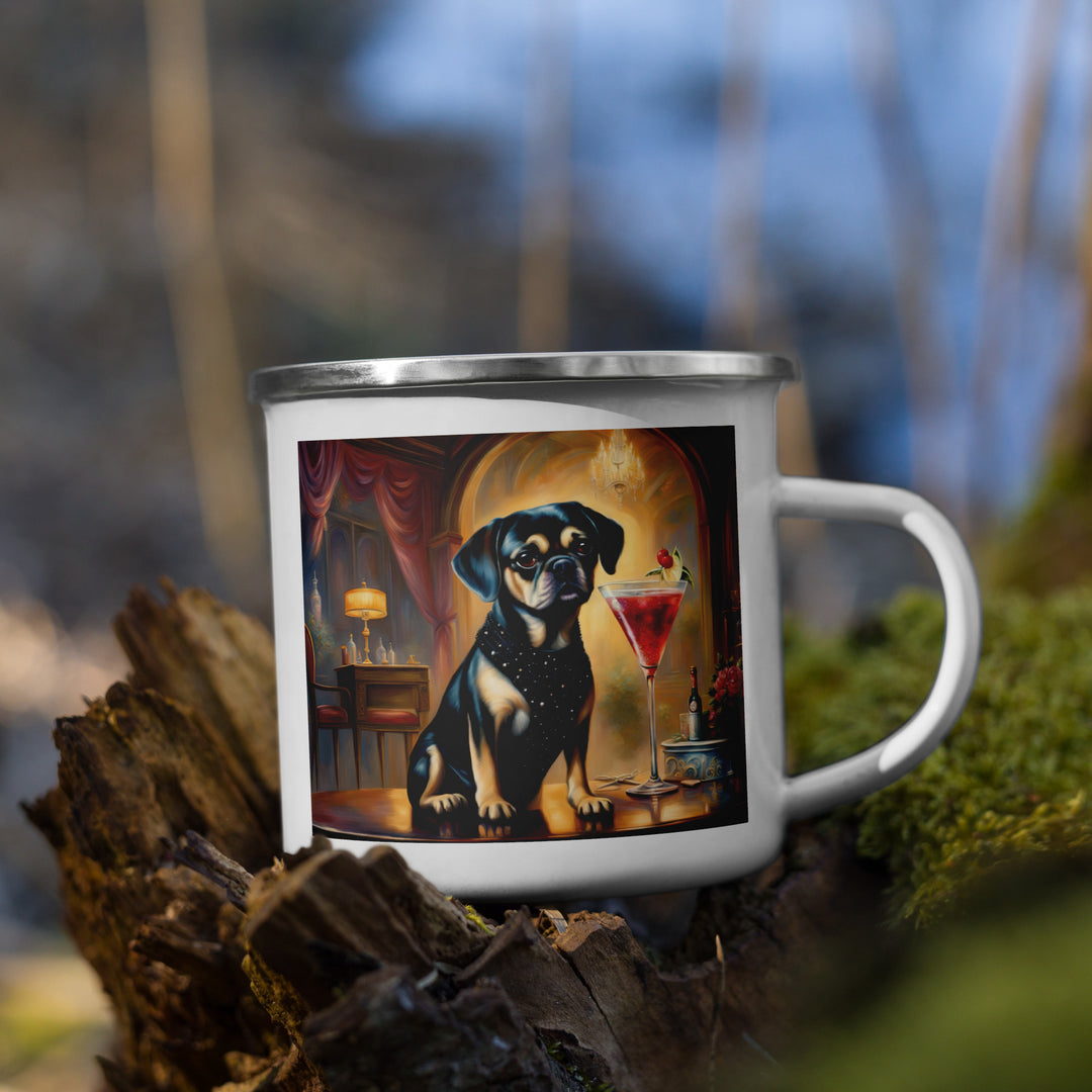 Puggle General- Enamel Mug v6