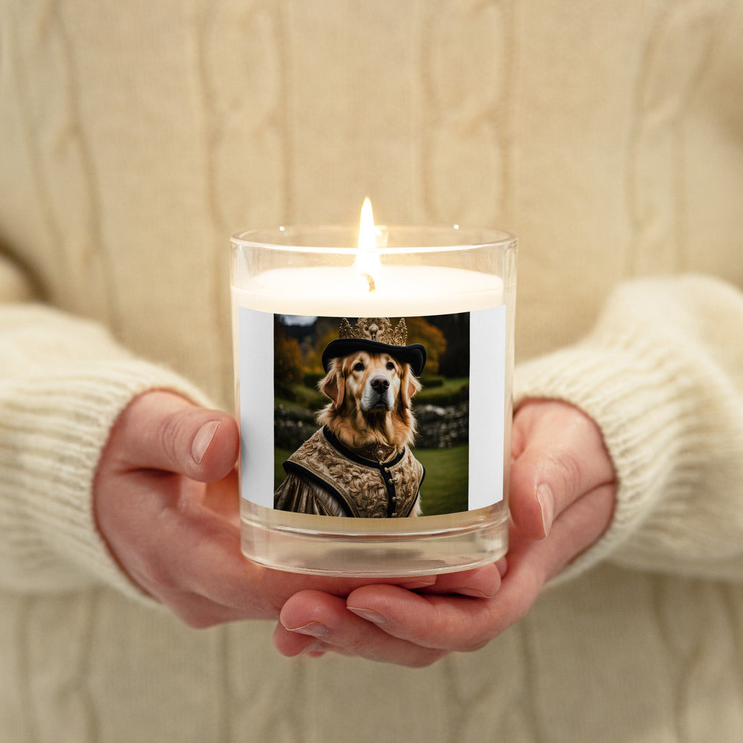 Golden Retriever- Glass Jar Soy Wax Candle