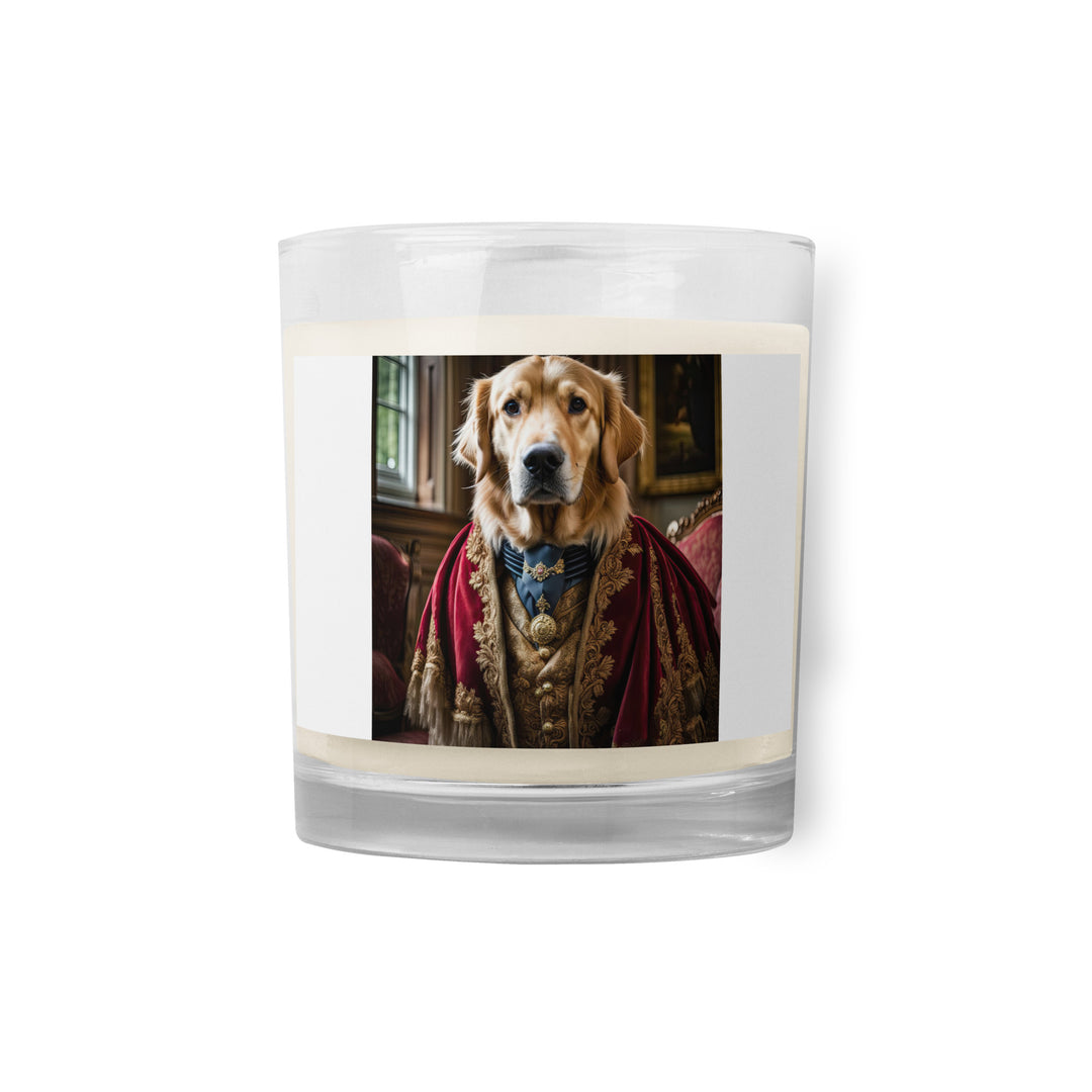 Golden Retriever- Glass Jar Soy Wax Candle v3