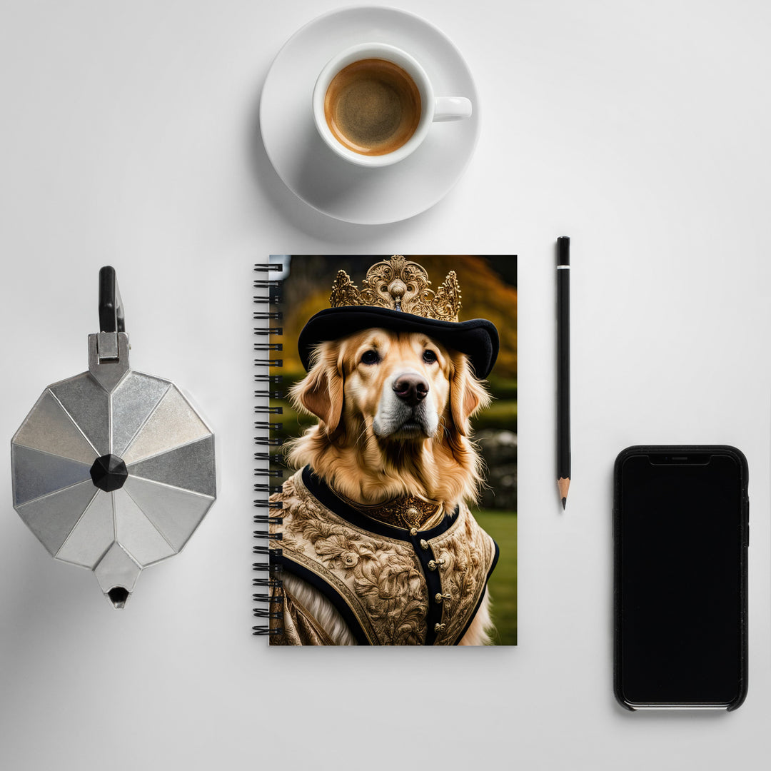 Golden Retriever- Spiral notebook