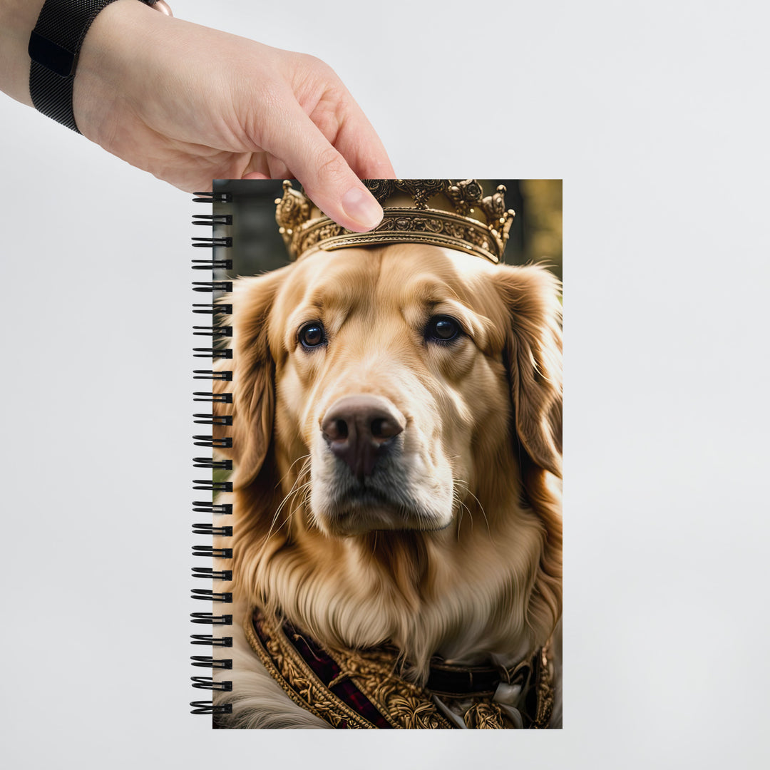 Golden Retriever- Spiral notebook v2