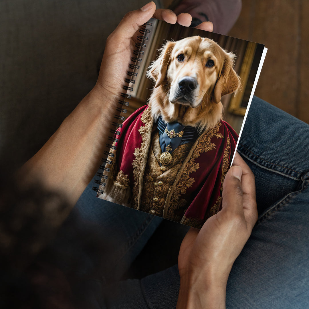 Golden Retriever- Spiral notebook v3