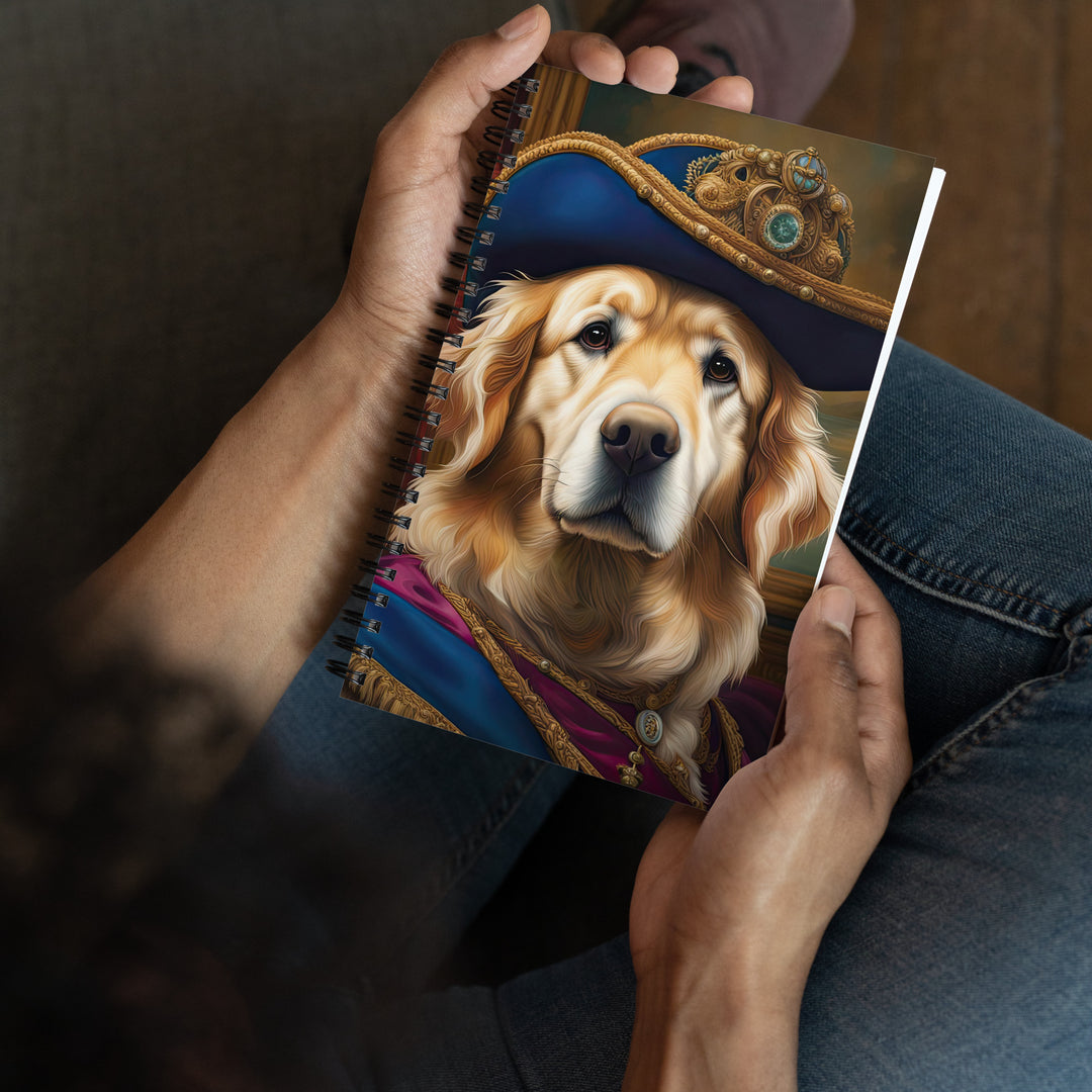 Golden Retriever- Spiral notebook v5