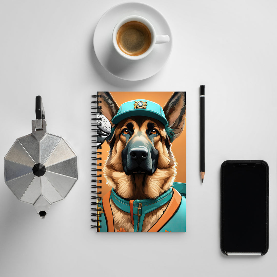 German Shepherd- Spiral notebook