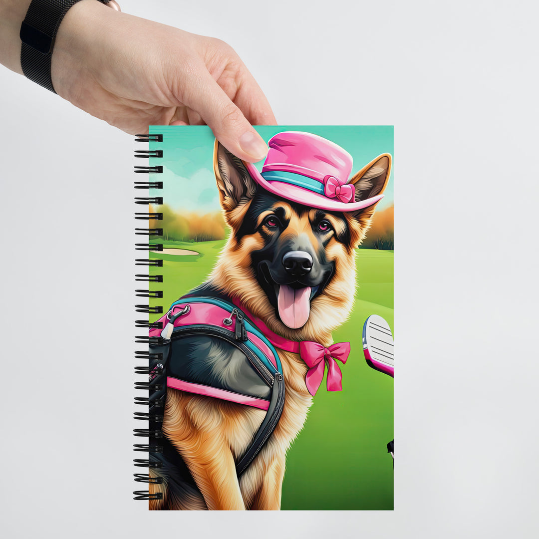 German Shepherd- Spiral notebook v2