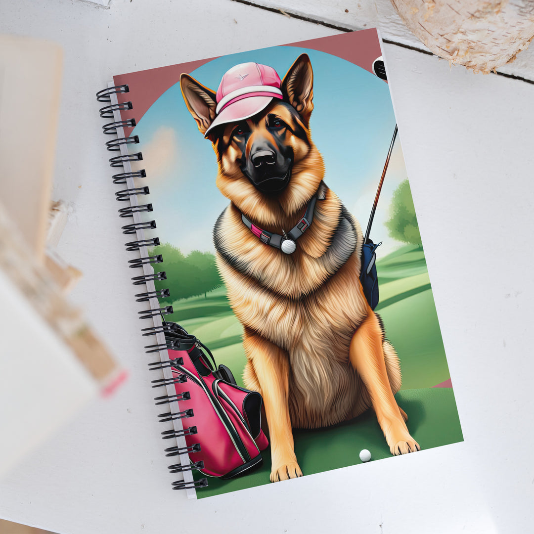 German Shepherd- Spiral notebook v3