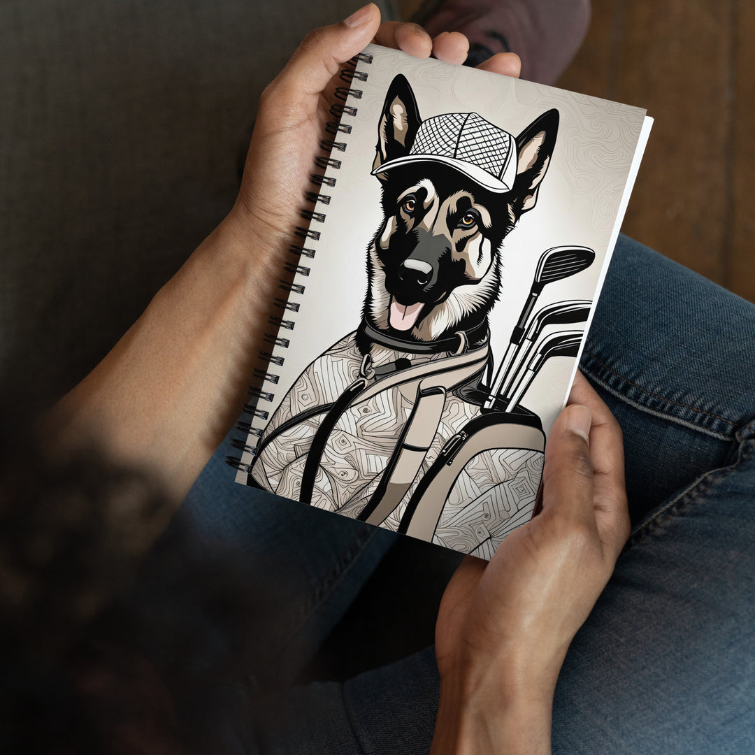 German Shepherd- Spiral notebook v4