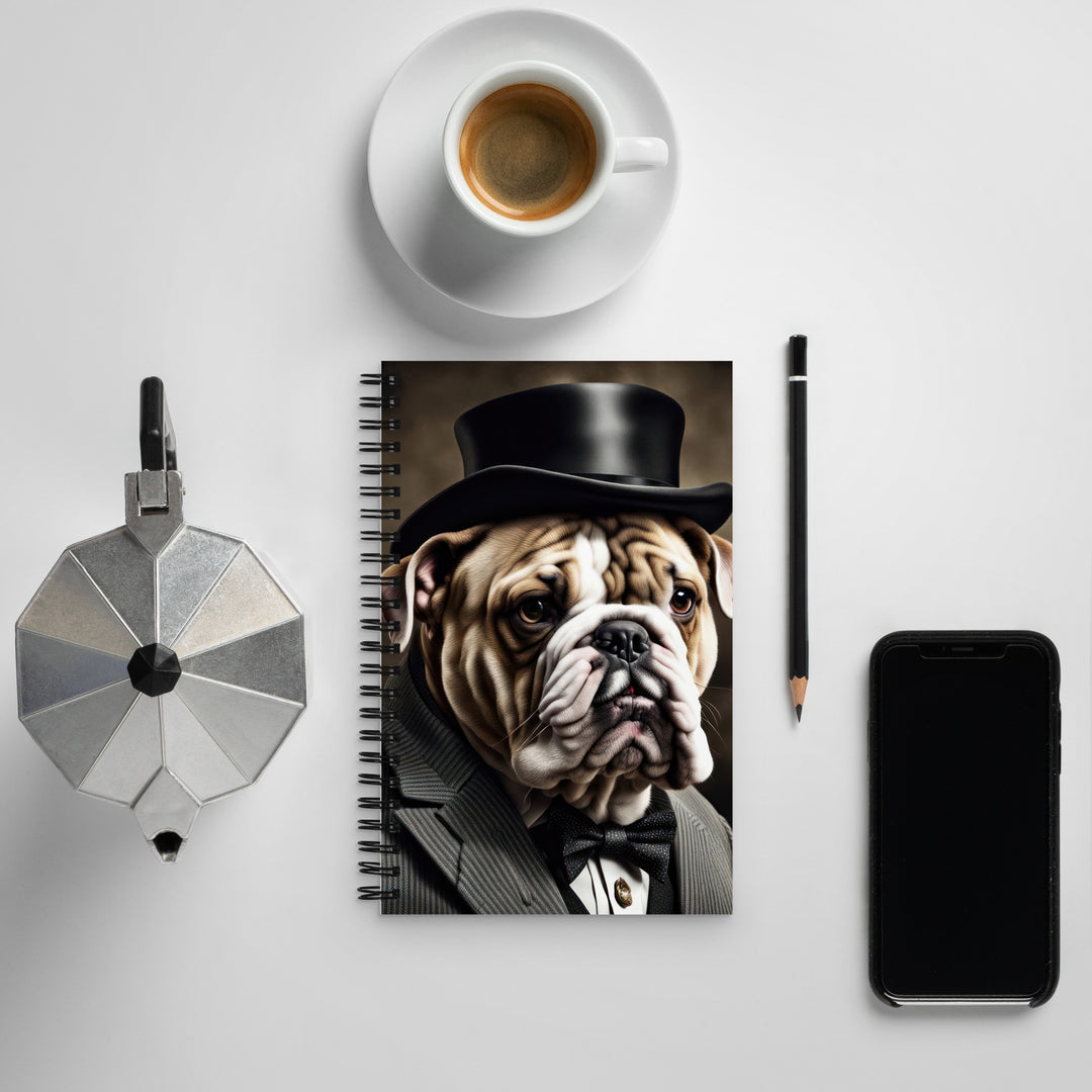 Bulldog- Spiral notebook