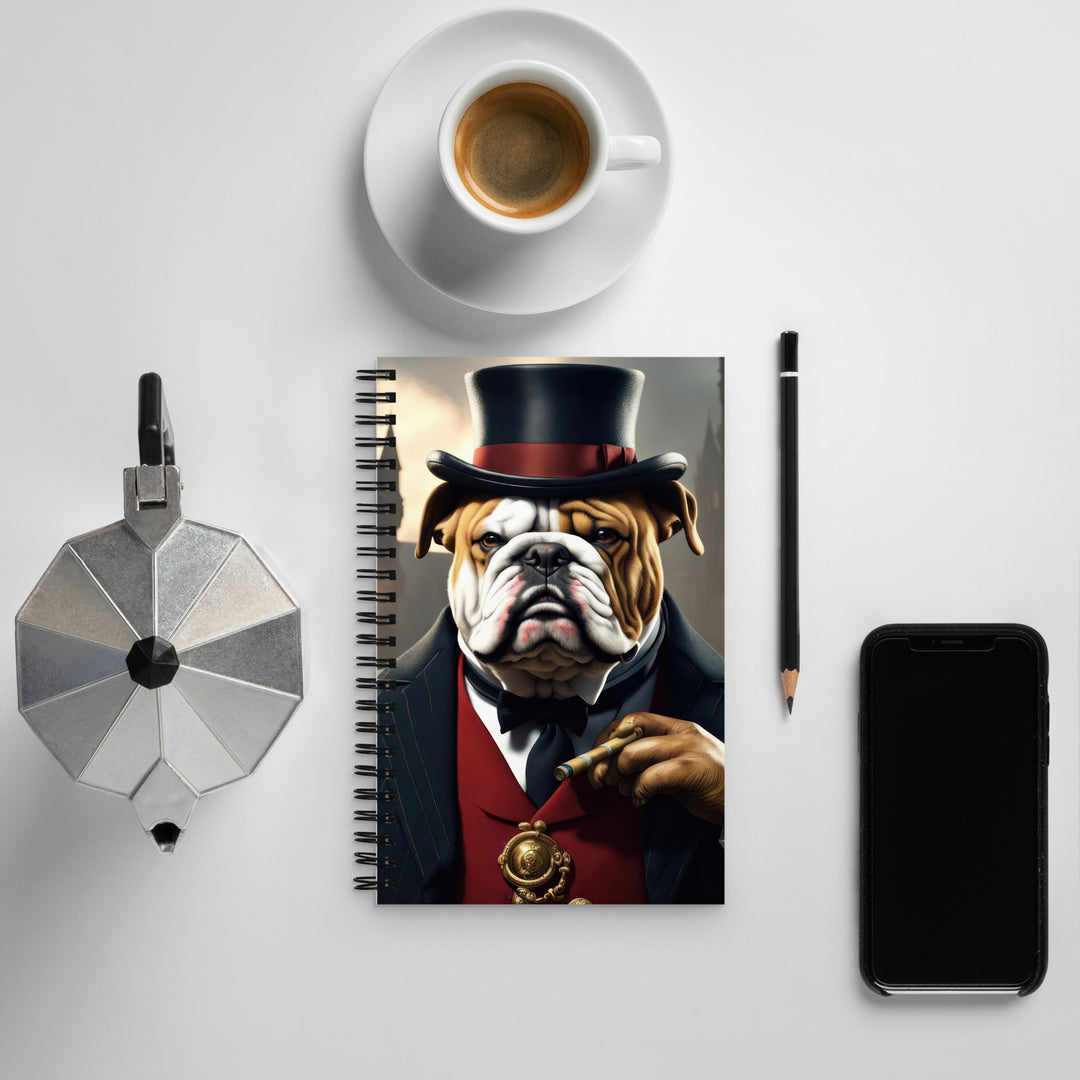 Bulldog- Spiral notebook v5