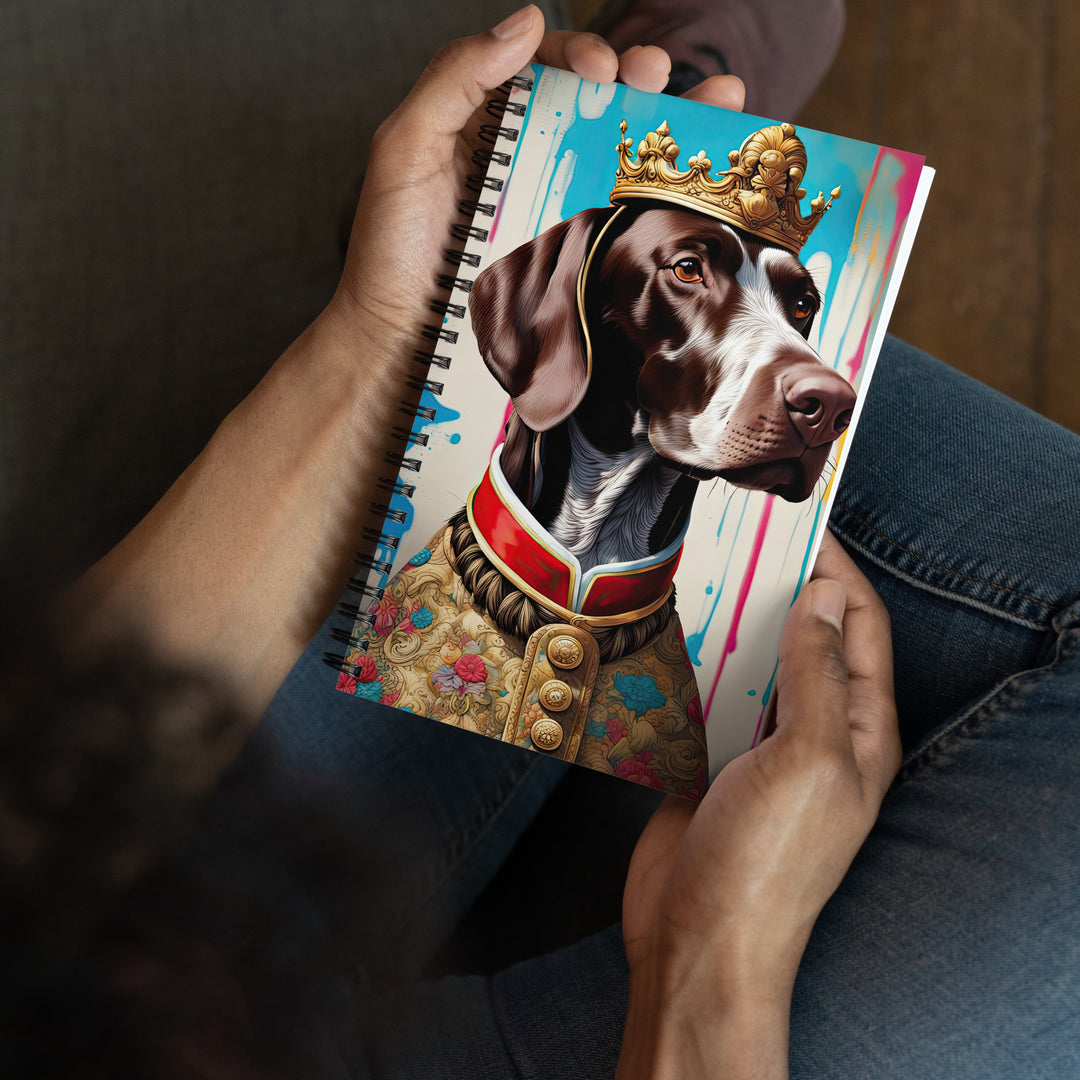 German Shorthaired Pointer- Spiral notebook