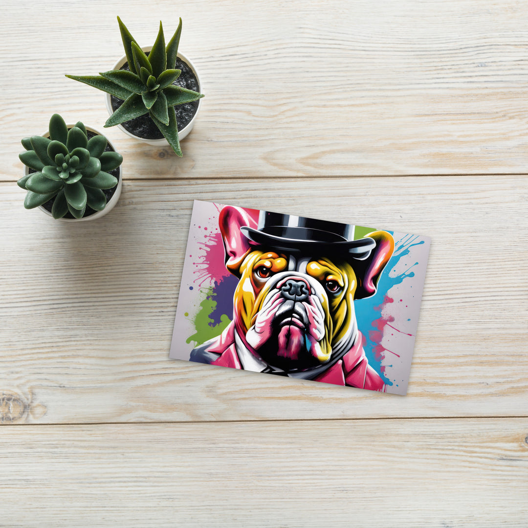 Bulldog- Standard Postcard v2