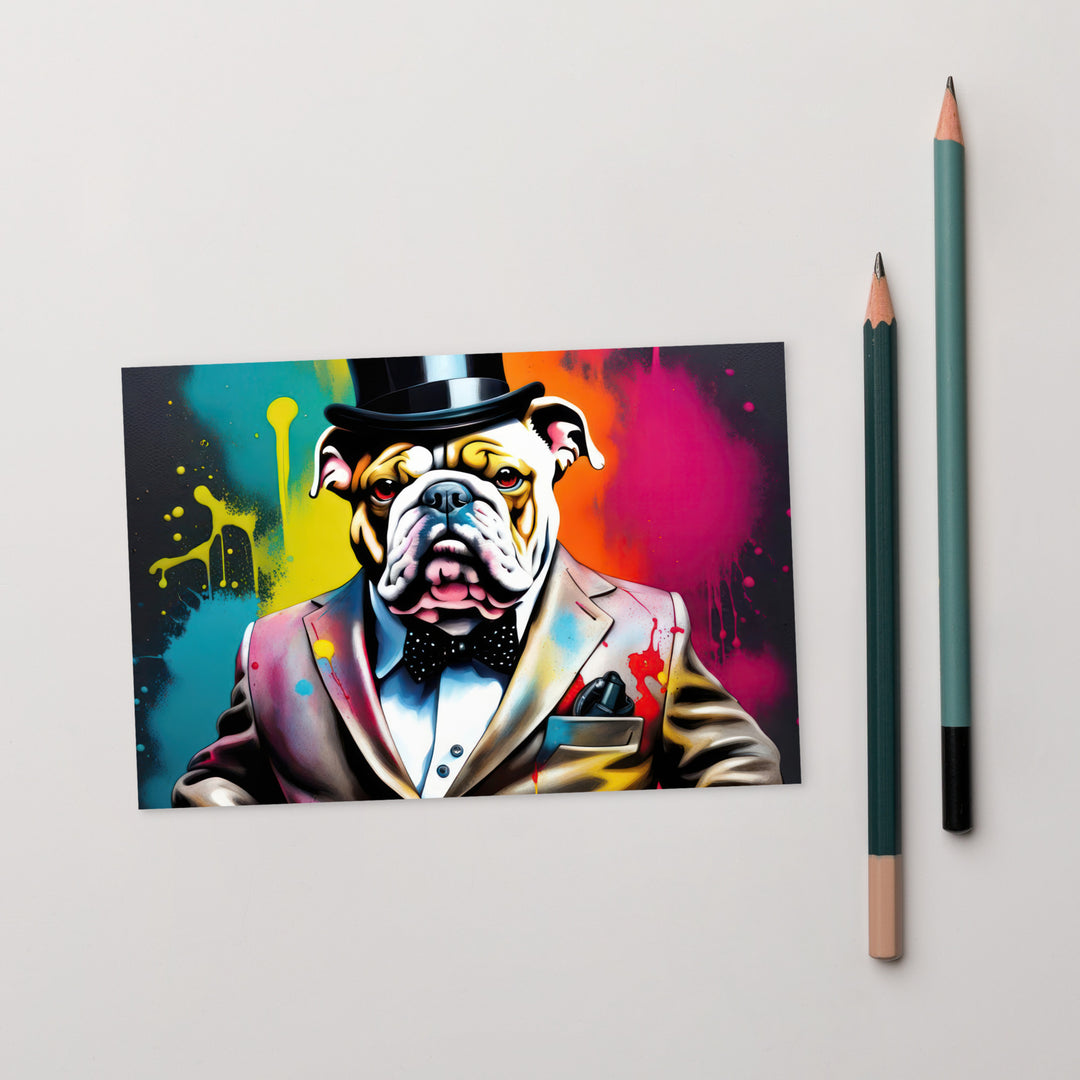 Bulldog- Standard Postcard v3