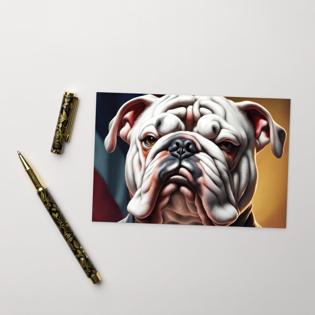 Bulldog- Standard Postcard v4