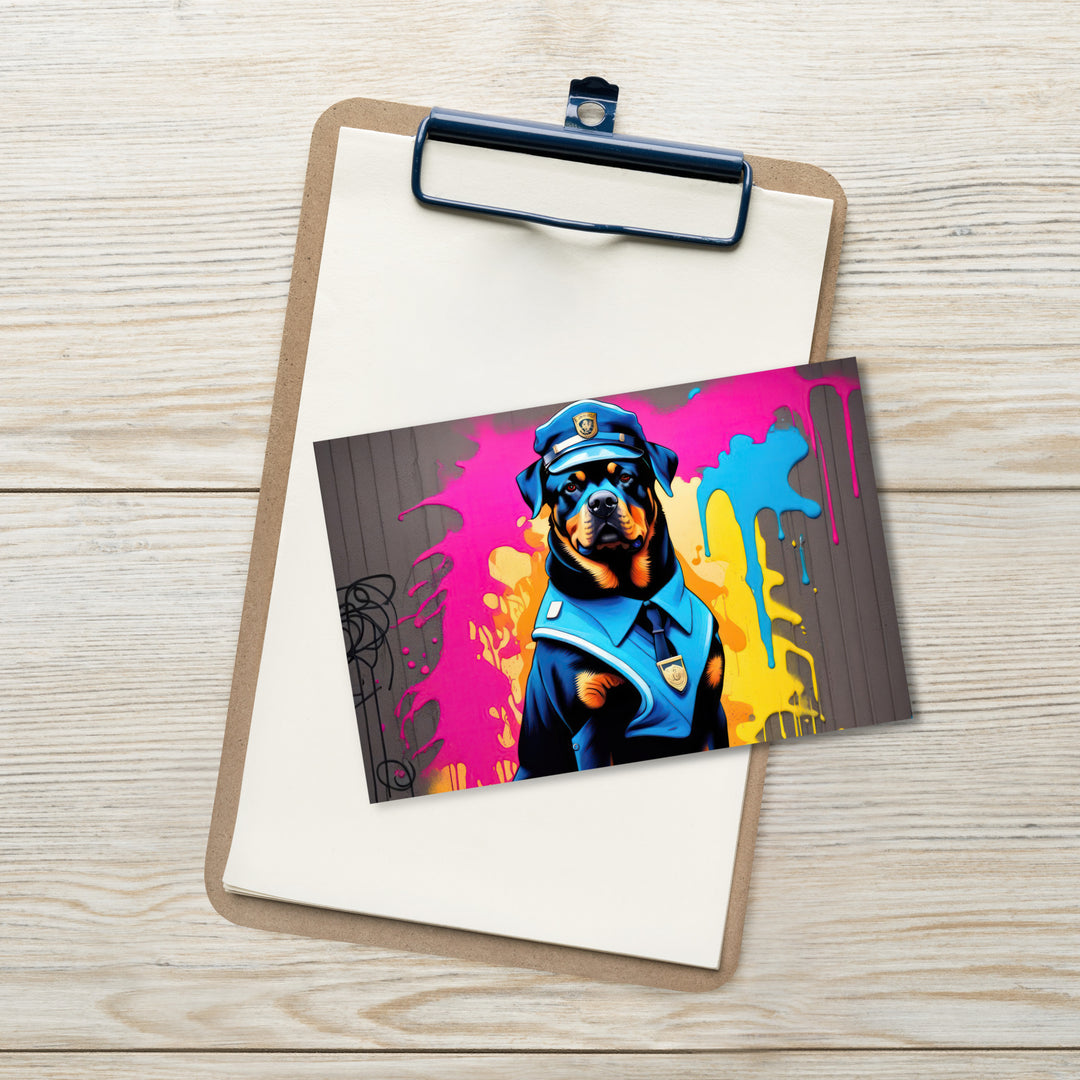 Rottweiler- Standard Postcard