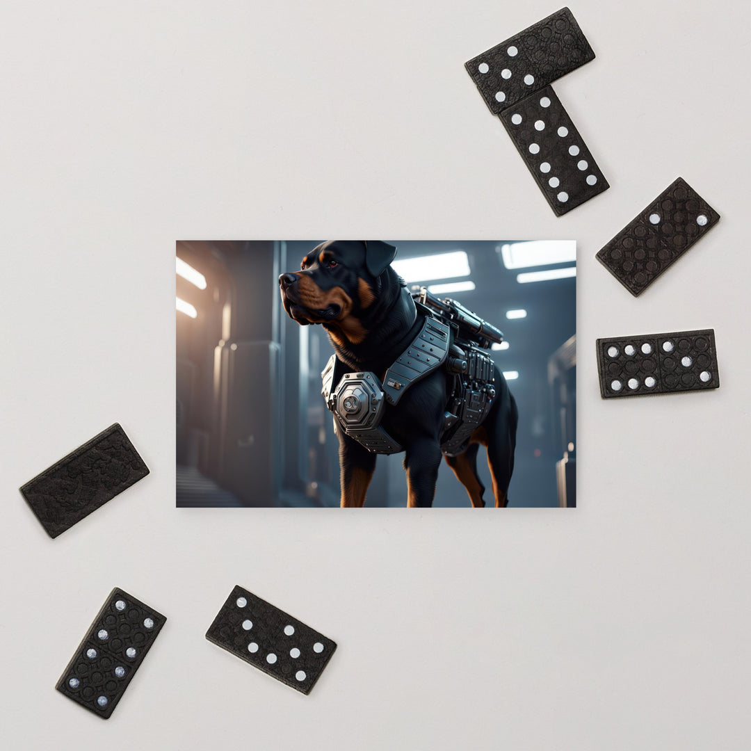 Rottweiler- Standard Postcard v4