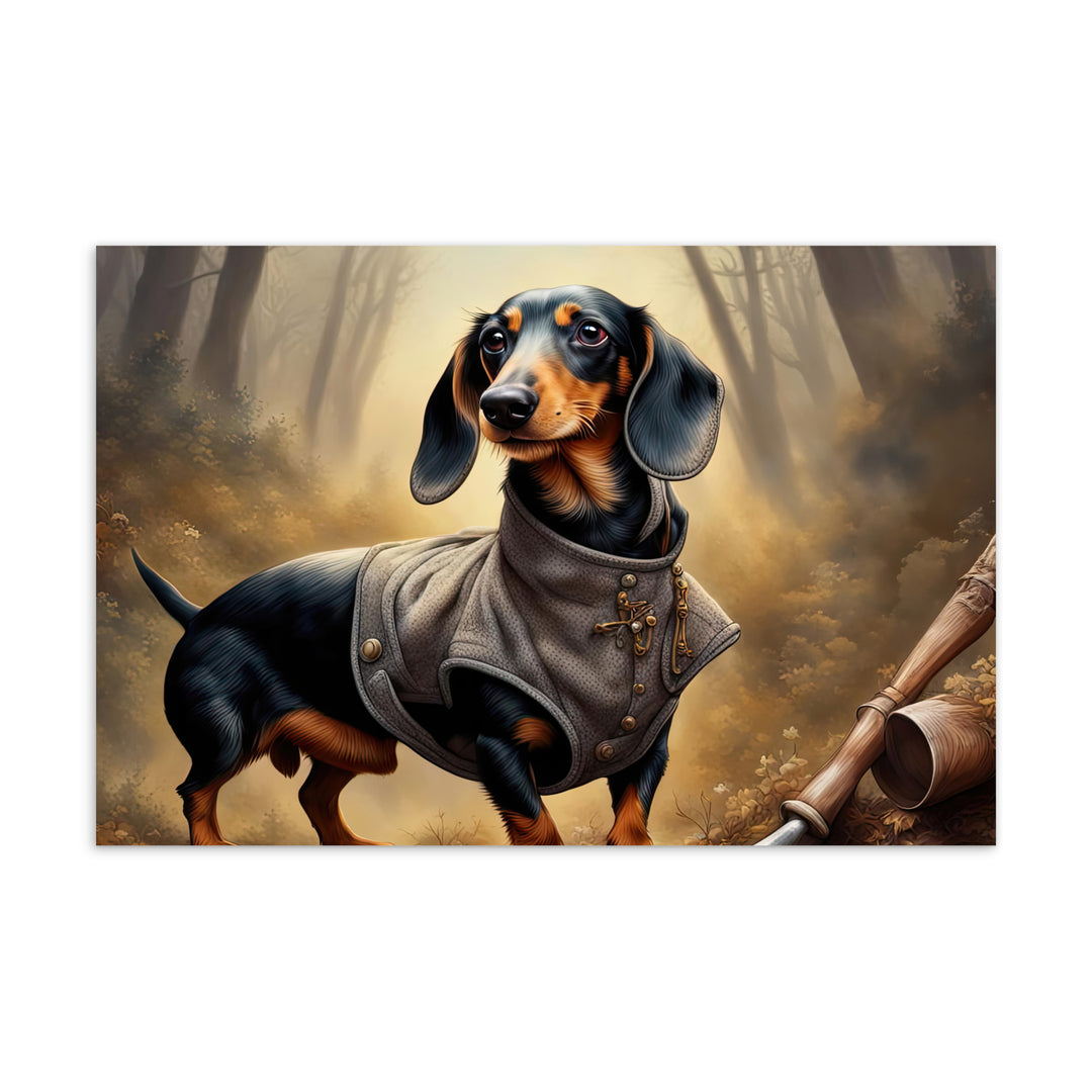Dachshund- Standard Postcard v2