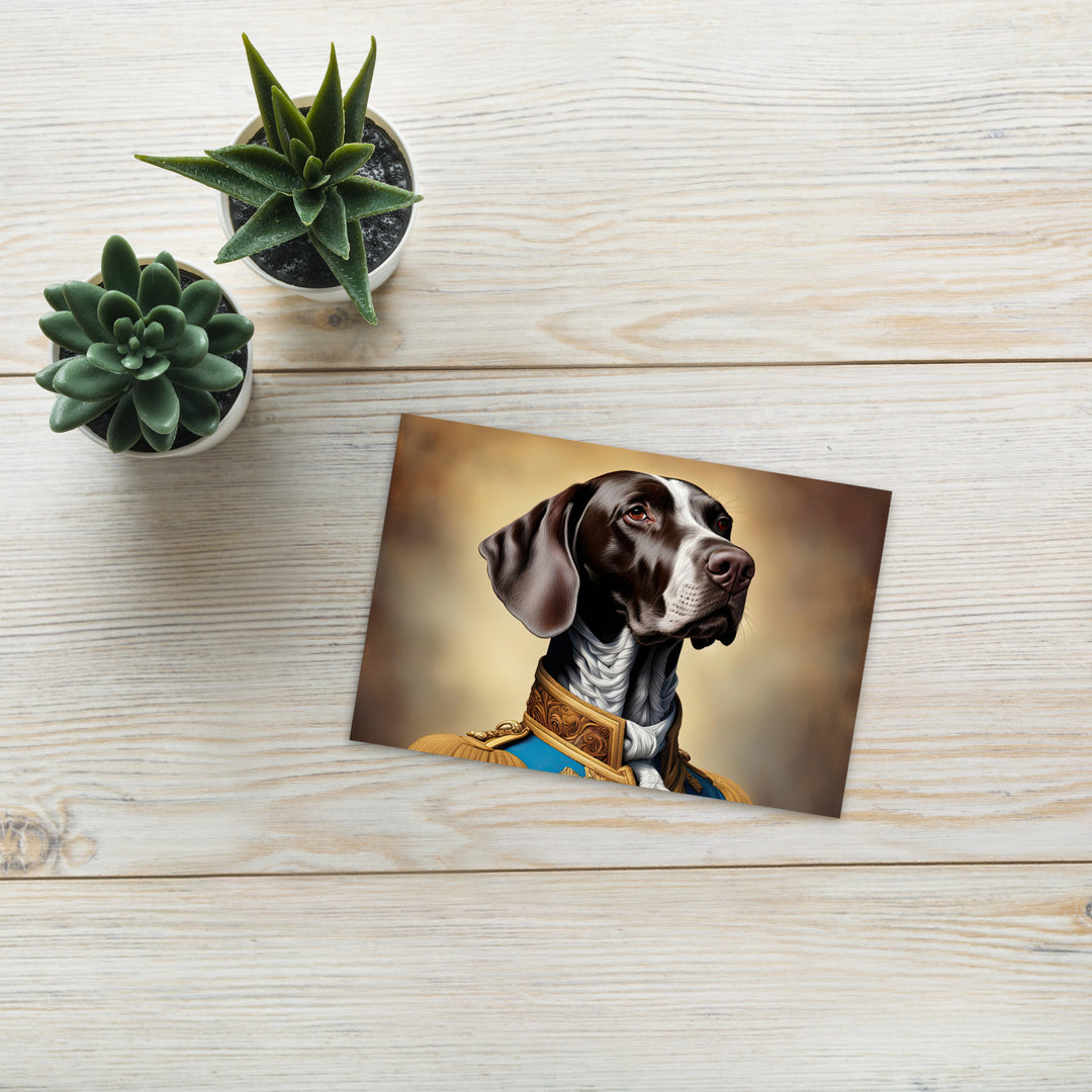 German Shorthaired Pointer- Standard Postcard v2
