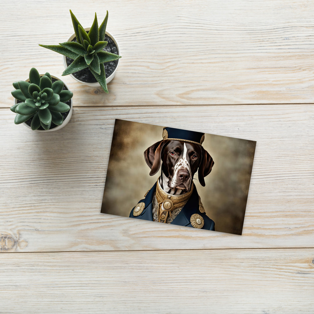German Shorthaired Pointer- Standard Postcard v3