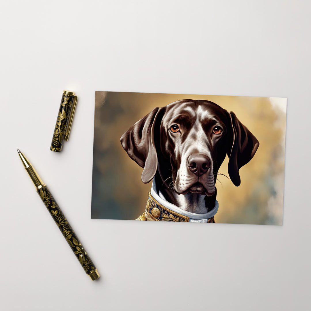 German Shorthaired Pointer- Standard Postcard v4