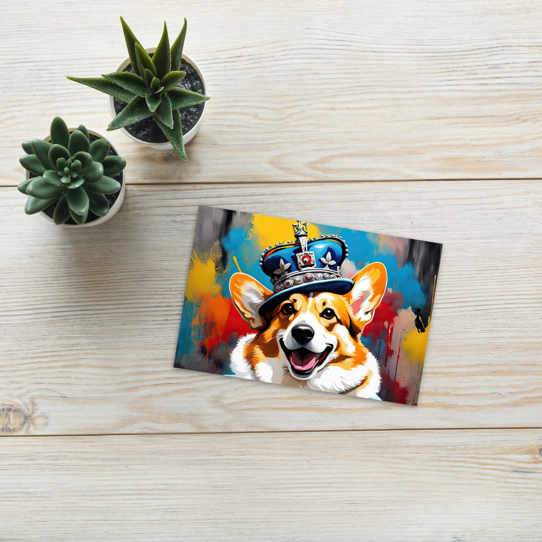 Pembroke Welsh Corgi- Standard Postcard v2