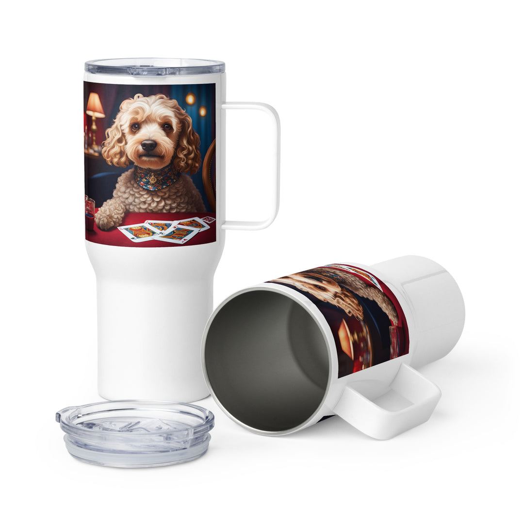 Cockapoo General- Travel mug with a handle