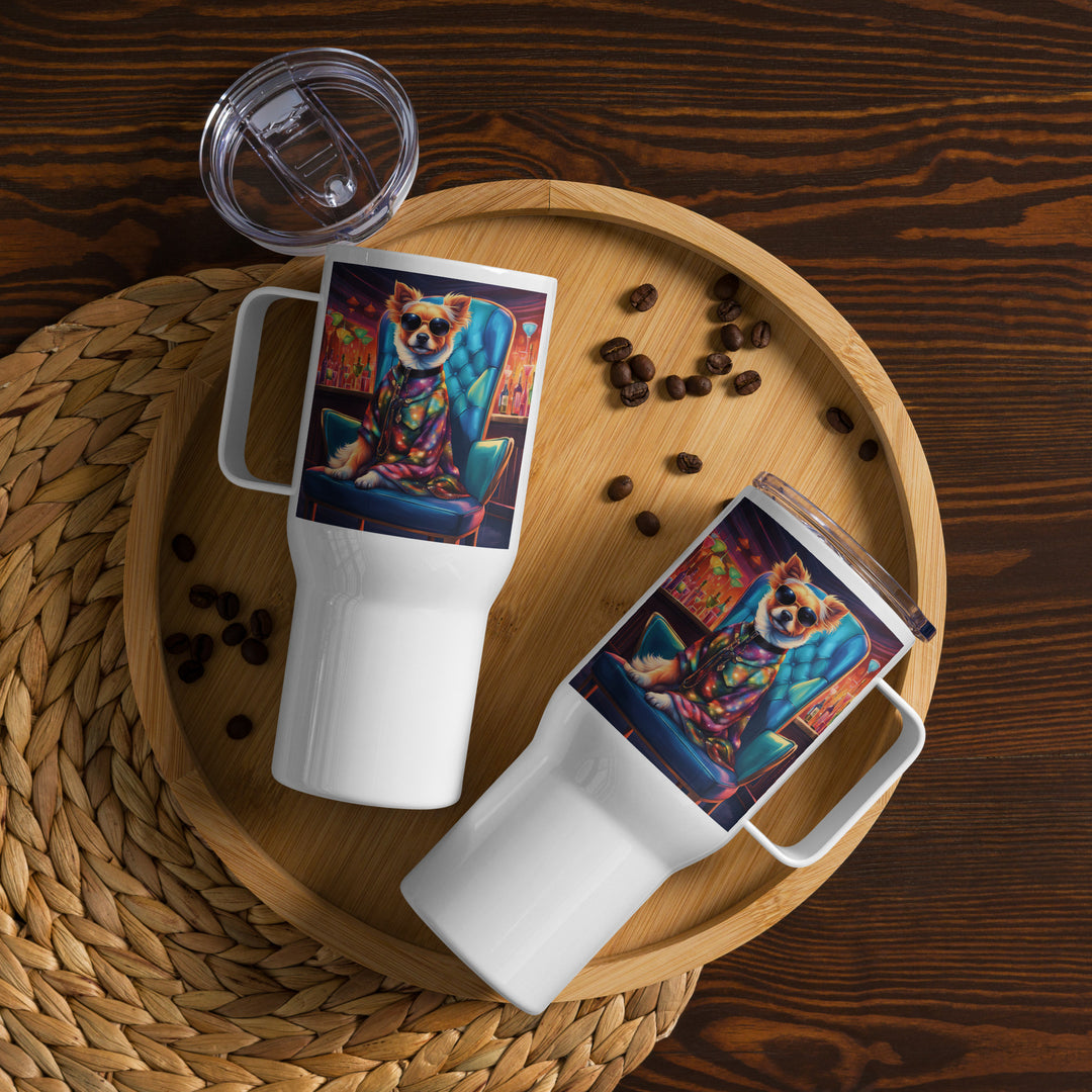 Pekapoo General- Travel mug with a handle v7
