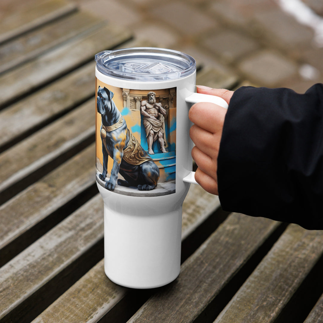 Cane Corso- Travel mug with a handle v4