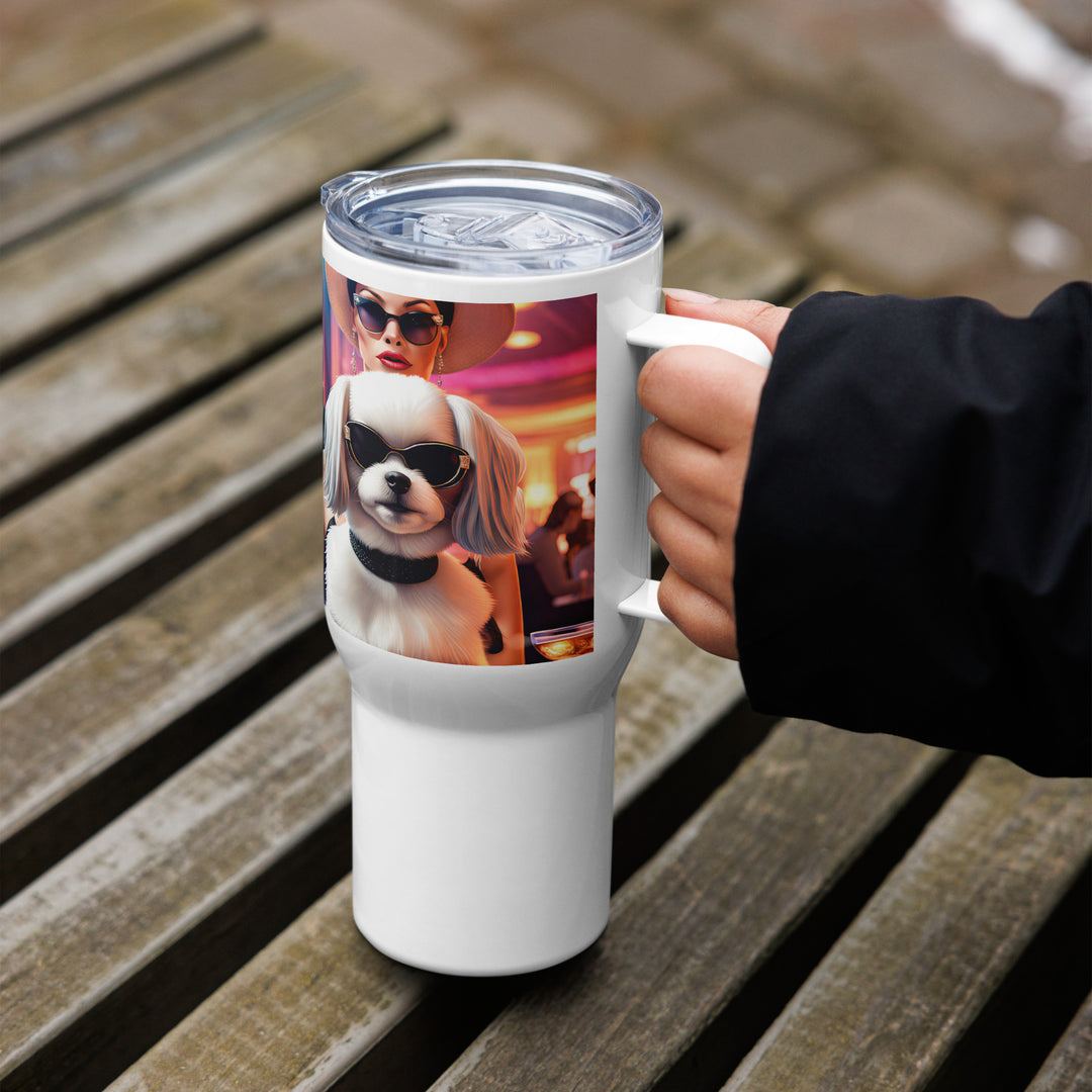 Pekapoo General- Travel mug with a handle v6