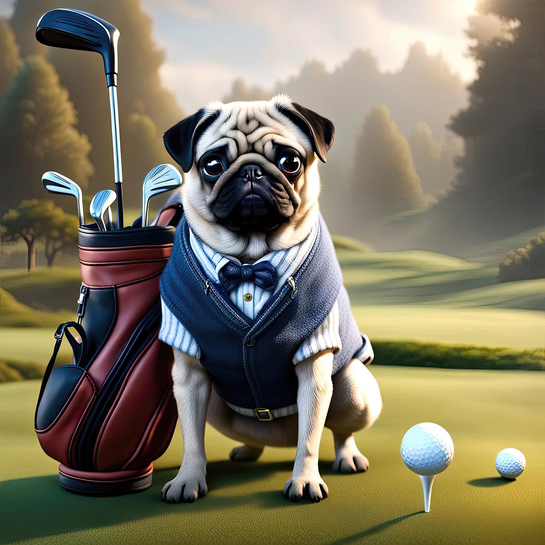 Our Best Friends Golfer Collection- Tote Bags