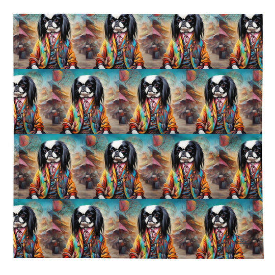 All-over print bandana-Japanese Chin