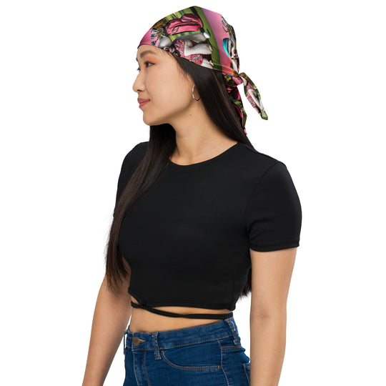 Poodle Golfer- All-Over Print Bandana v5