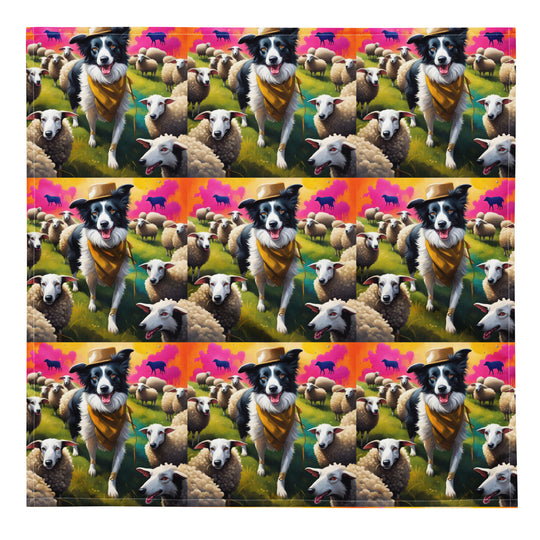 Australian Shepherd- All-over print bandana v2