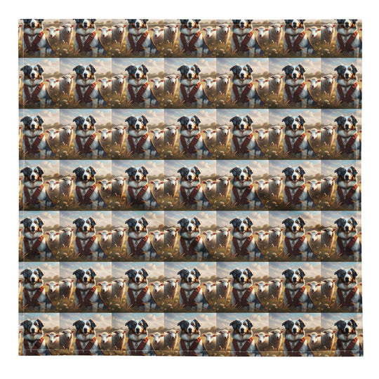 Australian Shepherd- All-over print bandana v4