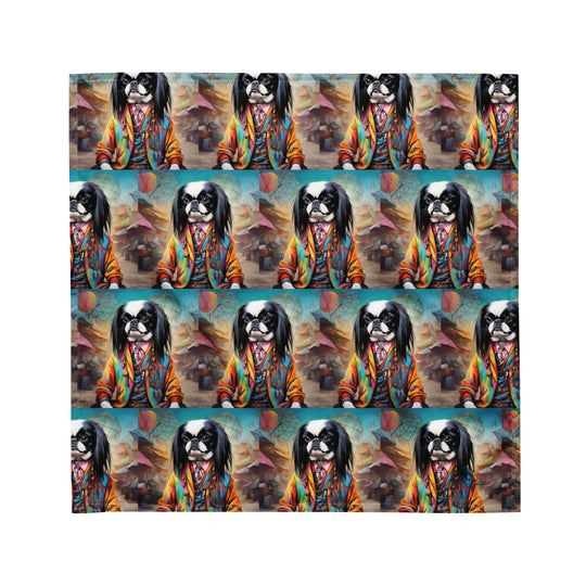 All-over print bandana-Japanese Chin