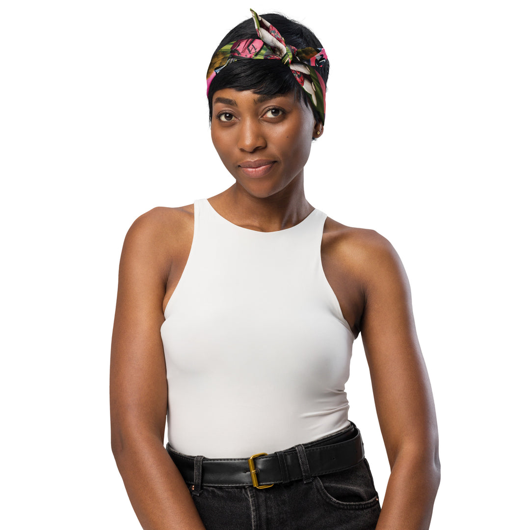 Poodle Golfer- All-Over Print Bandana v5