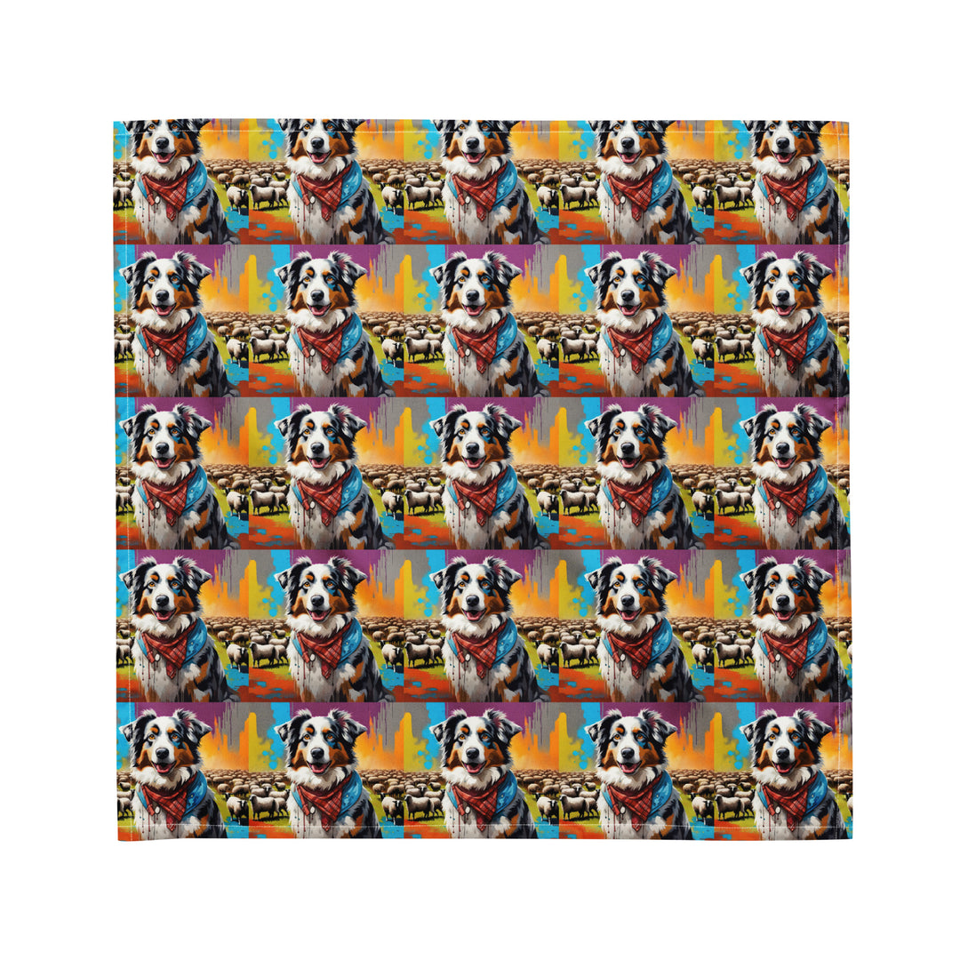 Australian Shepherd- All-over print bandana v3