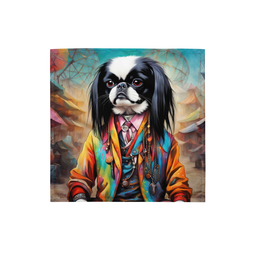 All-over print bandana-Japanese Chin