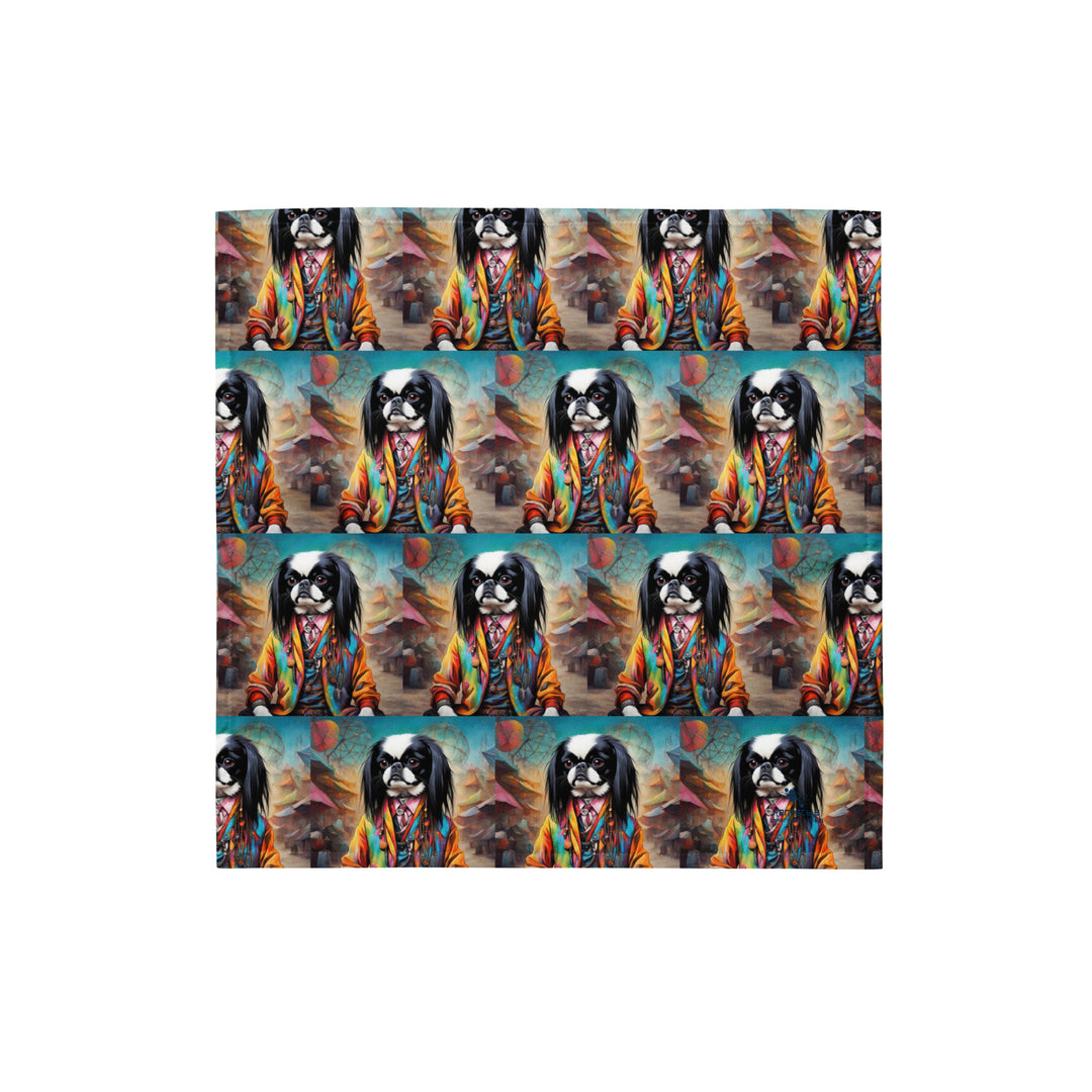 All-over print bandana-Japanese Chin