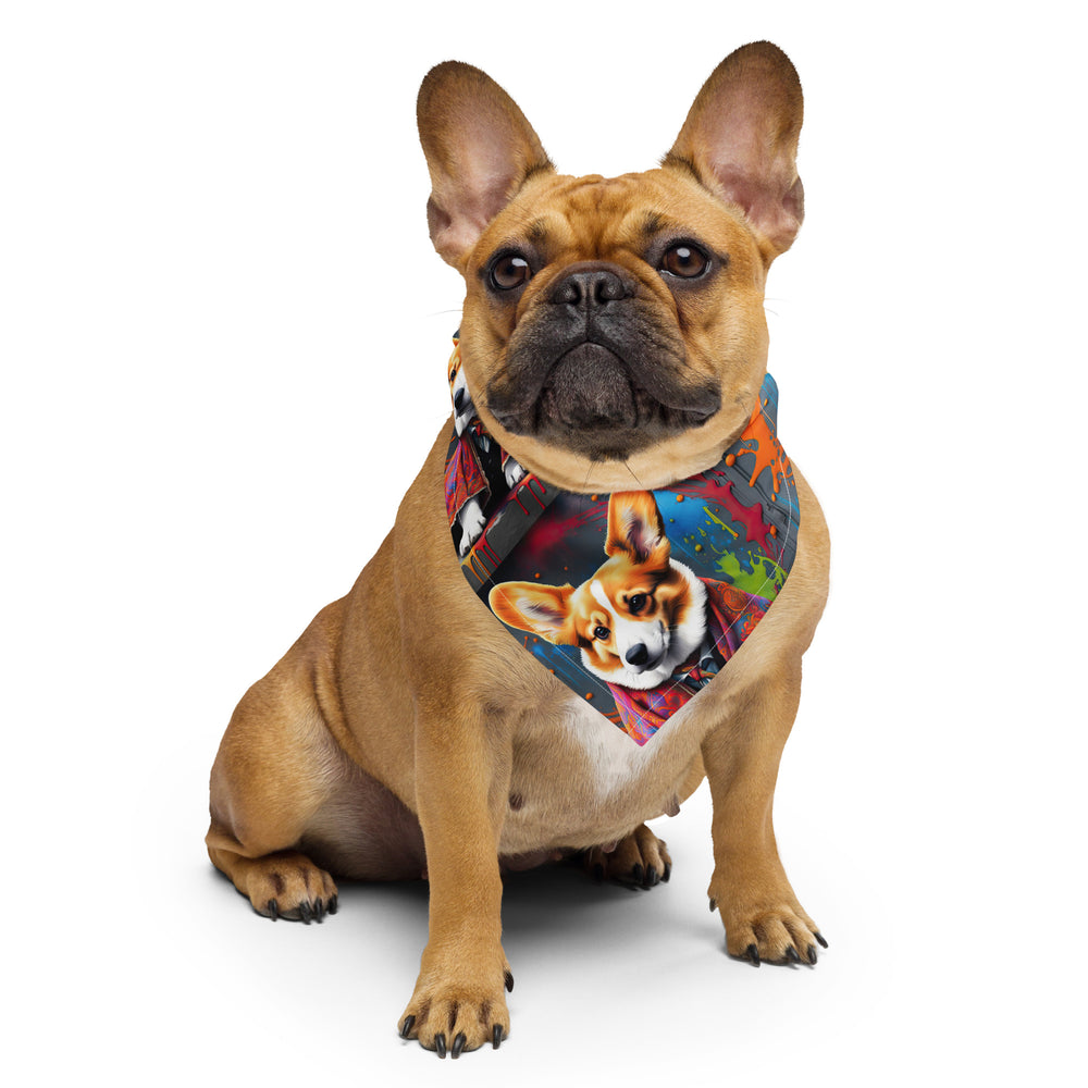 Pembroke Welsh Corgi- All-over print bandana v3